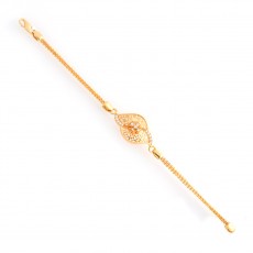 22K Gold Mugappu Bracelet for Women's